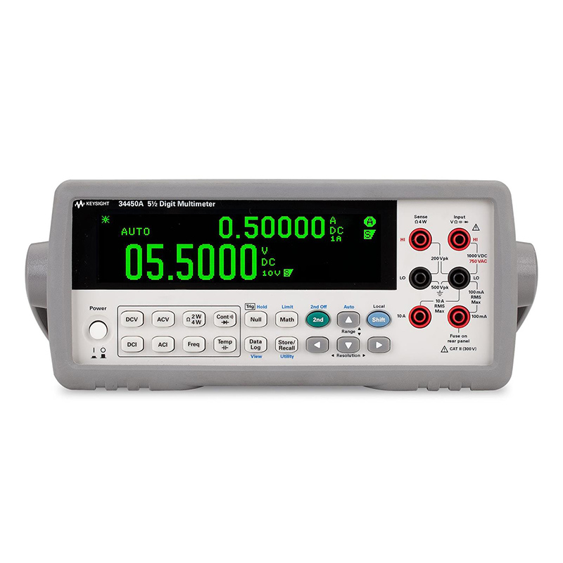 是德34450A 數字萬用表，五位半，OLED 顯示屏