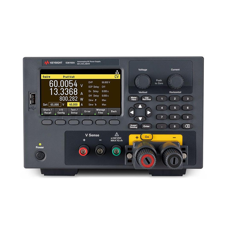 是德E36155A 自動量程臺式電源，60 V，40 A，800 W