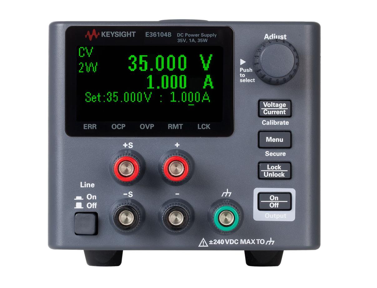 是德E36104B 直流電源，35V，1A，35W