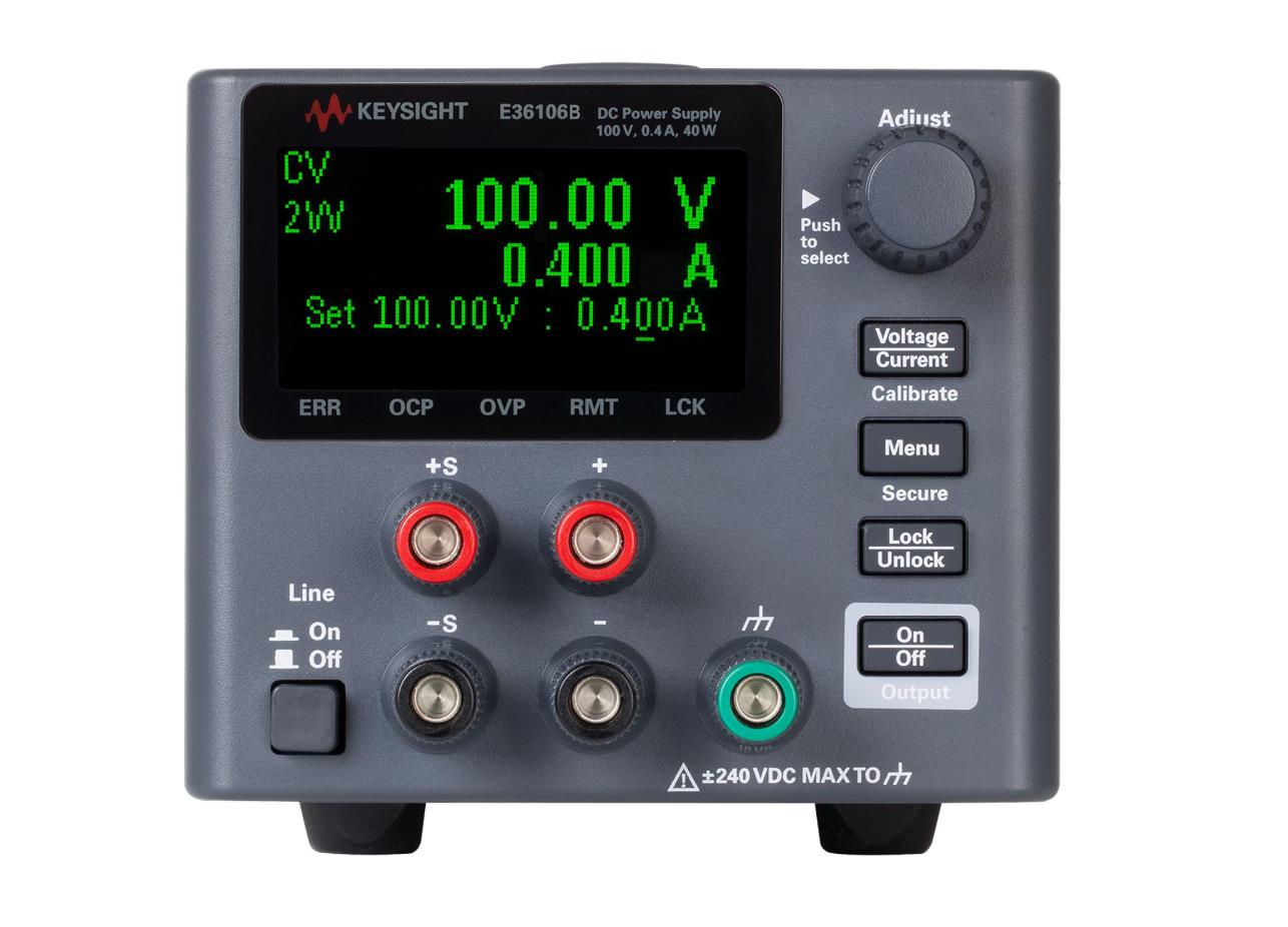 是德E36106B 直流電源，100V，0.4A，40W